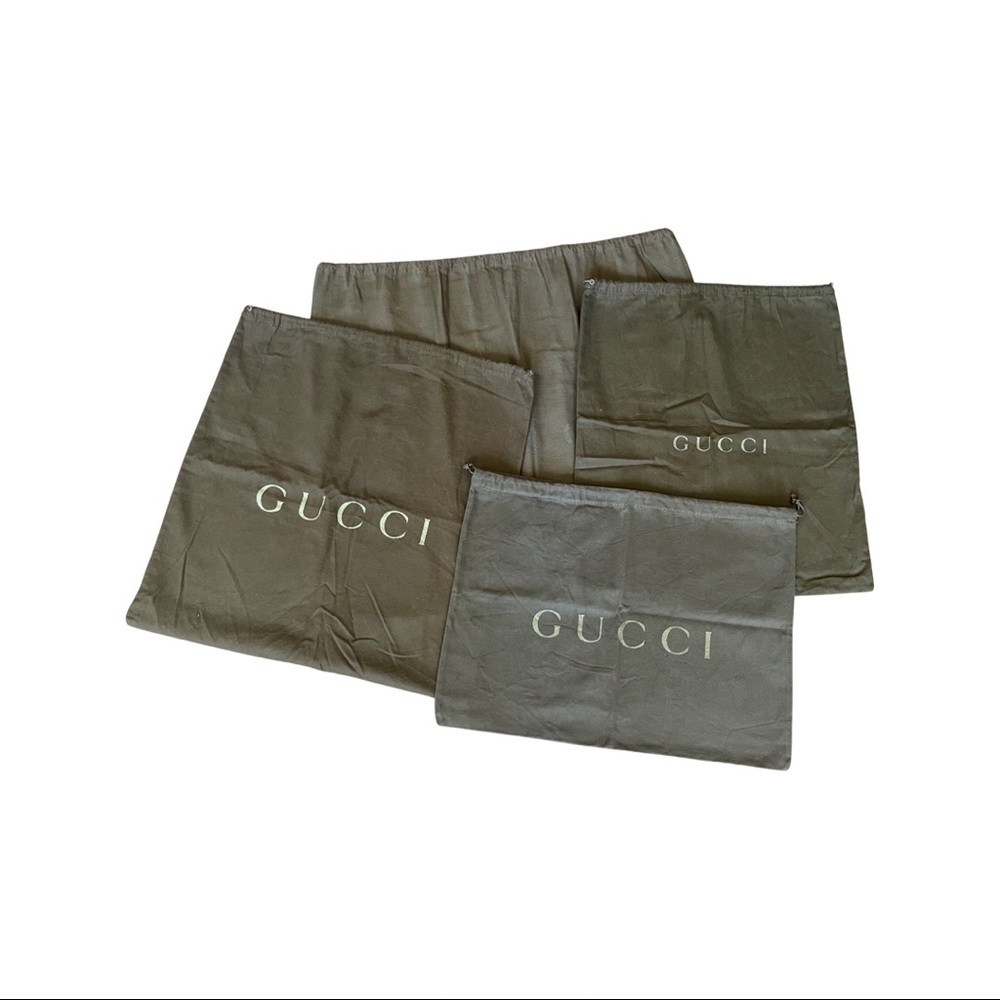 Authentic GUCCI Dustbag with drawstrings in variety of sizes